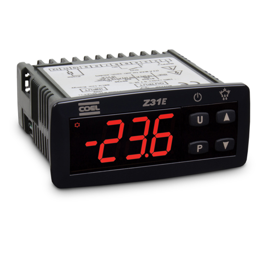 Controlador Z31EHRR-P 100 a 240 VCA c/ 1 Sonda Display Standard Vermelho - Coel