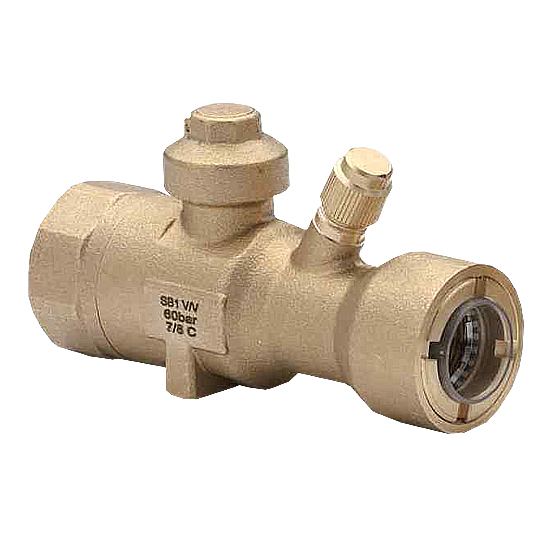 Vlvula de Esfera p/ Conexo Rpida c/ Schrader Linha SBBV / SB1BV Ball Valve - Essen