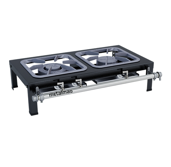 Fogo a Gs de Mesa 2 Bocas Stori Max M-2 30 x 30 P-5 - Metalmaq