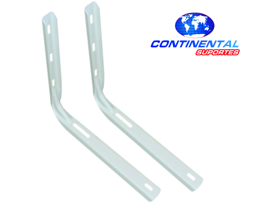 Suporte Split 400mm s/ solda - 7 a 12 mil btus Branco - Continental Suportes