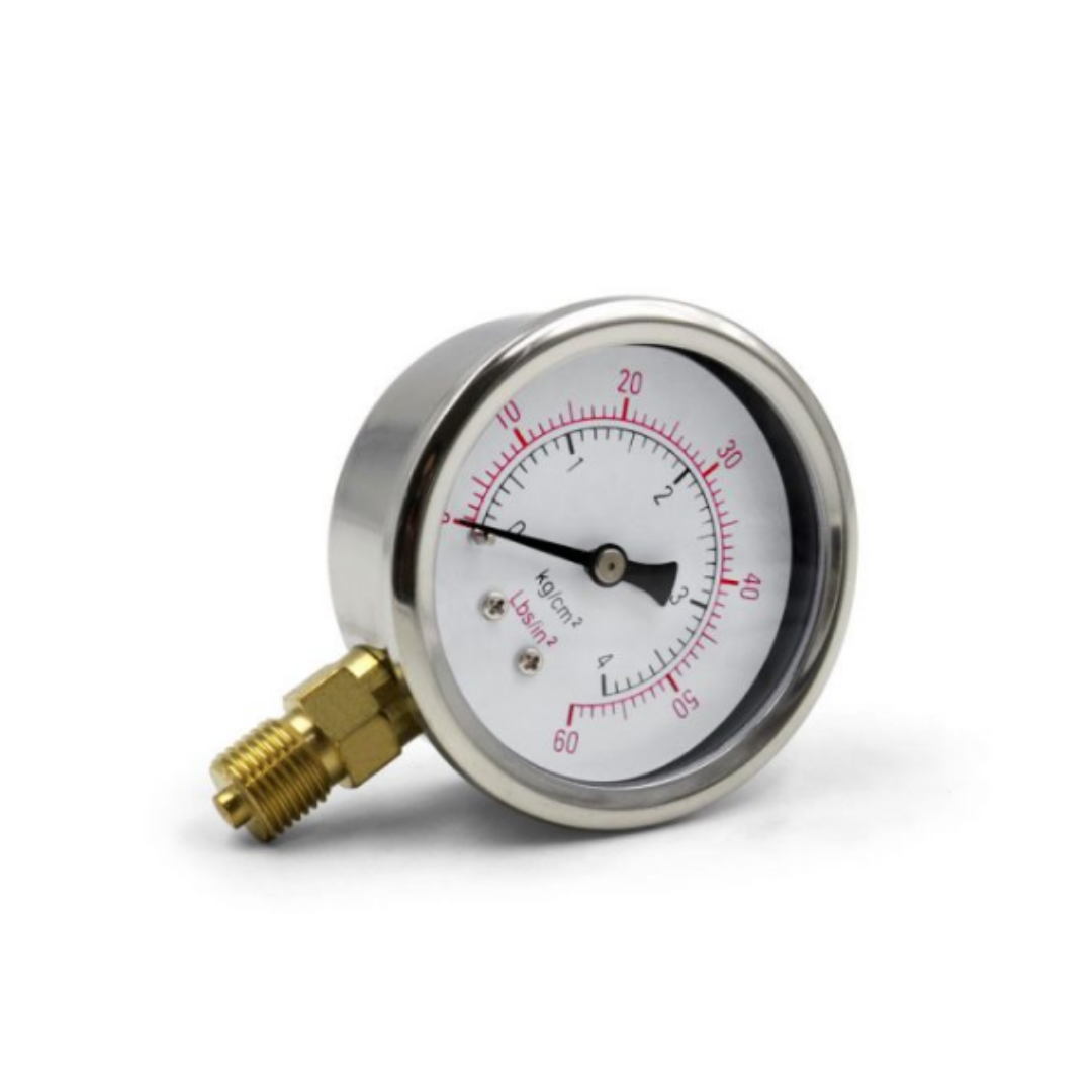 MANMETRO ANALGICO 2,5 COM DUPLA MARCAO E PREPARADO PARA GLICERINA G.HVAC