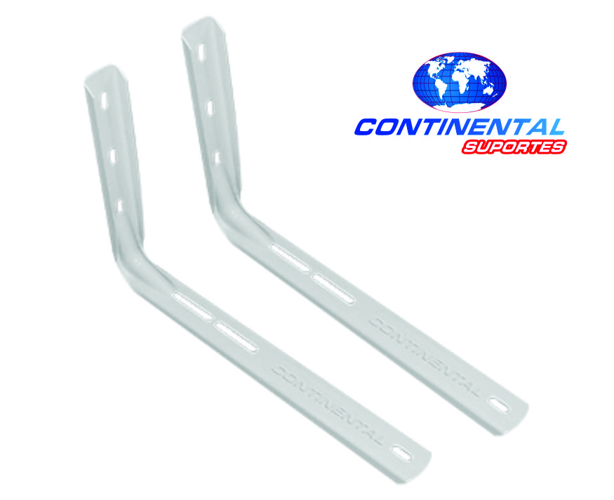 Suporte Split 500mm s/solda - 18 a 30 mil btus Branco - Continental Suportes