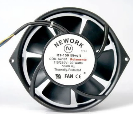 Ventilador Mini Axial 110/220 V Preto 172 X 150 X 55mm  RT150  NEWORK