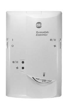  TERMOSTATO AMBIENTE ELETRONICO 15 A 31C 24V TVC PI1 02 DUPLO ESTAGIO - TVC-PI102 - SCE